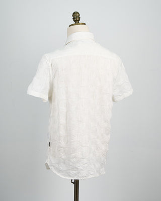 John Varvatos Sean Short Sleeve Shirt Chalk 1525