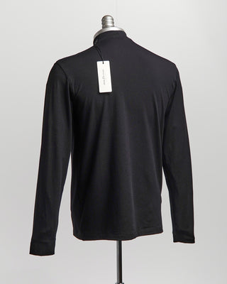 01M Phil Petter Premium Jersey Mock Neck Shirt Black