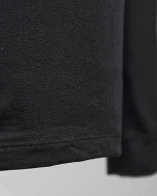 01M Phil Petter Premium Jersey Mock Neck Shirt Black  3