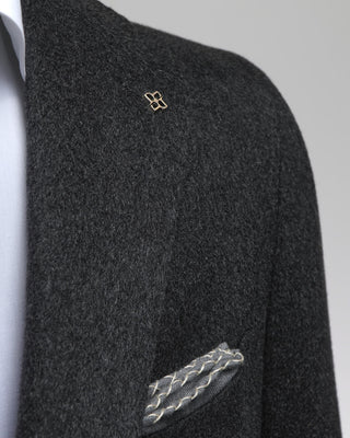 Tagliatore 100% Cashmere Charcoal Blazer Charcoal  1