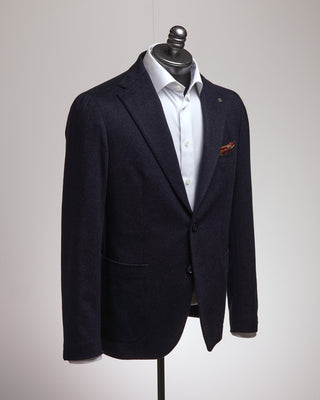 Tagliatore 100% Cashmere Navy Blazer Navy