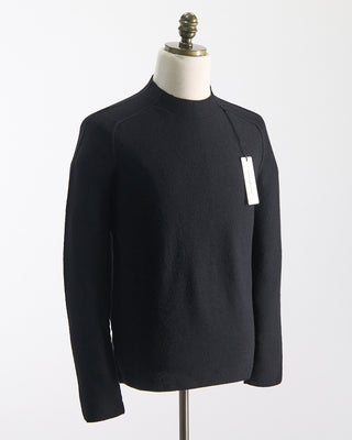 Phil Petter Tubular Knit Mockneck Sweater Black  7