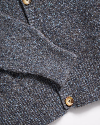 Phil Petter Wintercotton Tweed Cardigan Blue 11 5464