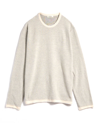 Phil Petter Double Face Crew Neck Sweater Bone 6 3632
