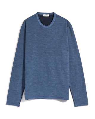 Phil Petter Double Face Crew Neck Sweater Blue 5 3617