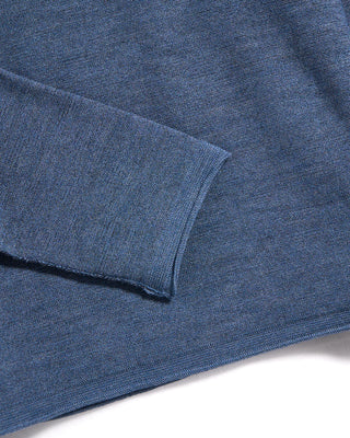 Phil Petter Double Face Crew Neck Sweater Blue 7 3619