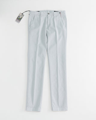Masons Torino Jersey Signature Twill Stretch Casual Pants Silver 1 2