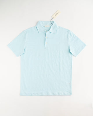 Phil Petter 100% Linen Polo Seafoam 1564