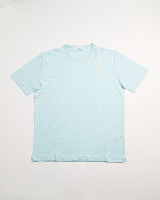 Phil Petter 100% Linen Crewneck T Shirt Seafoam 3 110