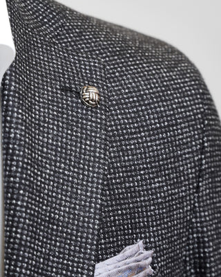 3GRE0940R Jack Victor Grey  Black Nailhead Comfortwear Hampton Fit Sport Jacket Grey  Black  2