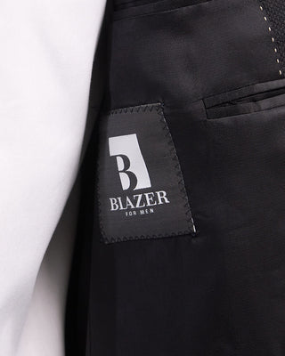 Jack Victor Black Hopsack Comfortwear Hampton Fit Blazer Black  6