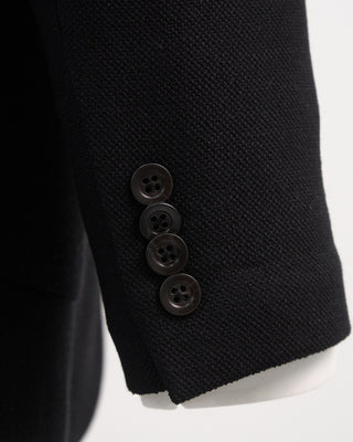 Jack Victor Black Hopsack Comfortwear Hampton Fit Blazer Black  8