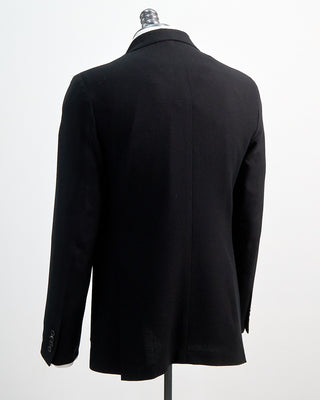 Jack Victor Black Hopsack Comfortwear Hampton Fit Blazer Black  9