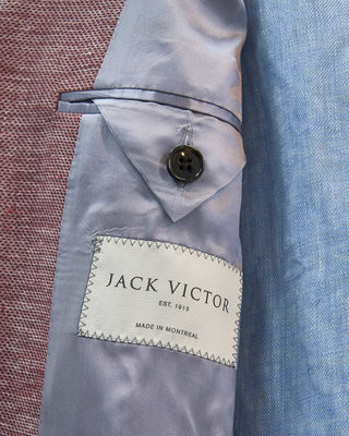 Jack Victor Wool  Linen Stretch Knit Sport Jacket Brick 1 7