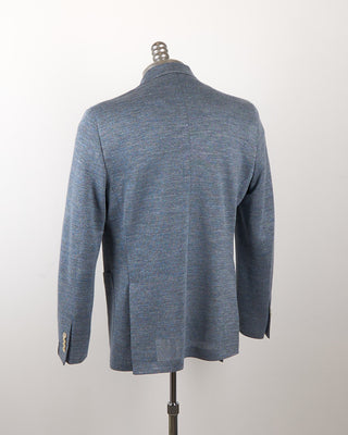 Jack Victor Slub Knit Hampton Jersey Soft Jacket Blue 40