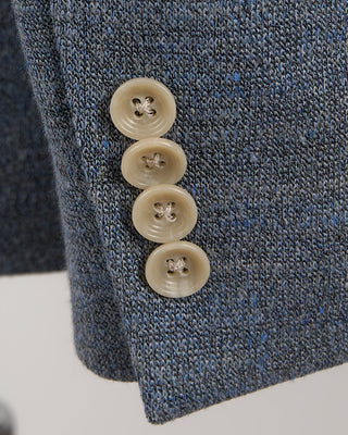 Jack Victor Slub Knit Hampton Jersey Soft Jacket Blue 41