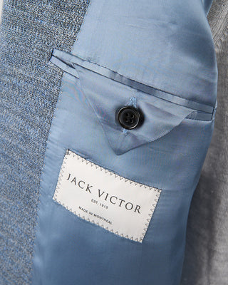 Jack Victor Slub Knit Hampton Jersey Soft Jacket Blue 44