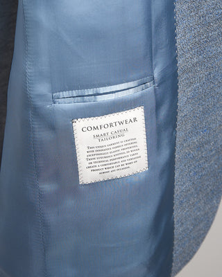 Jack Victor Slub Knit Hampton Jersey Soft Jacket Blue 46