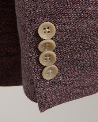 Jack Victor Slub Knit Hampton Jersey Soft Jacket Mauve 31