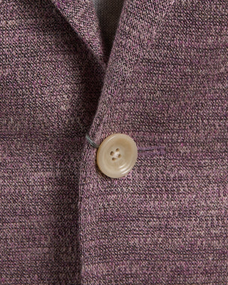 Jack Victor Slub Knit Hampton Jersey Soft Jacket Mauve 32