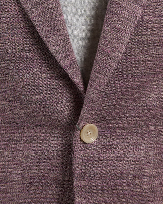 Jack Victor Slub Knit Hampton Jersey Soft Jacket Mauve 33