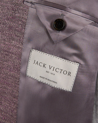 Jack Victor Slub Knit Hampton Jersey Soft Jacket Mauve 34