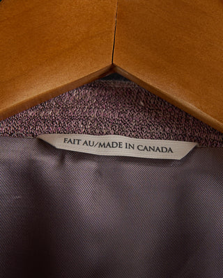 Jack Victor Slub Knit Hampton Jersey Soft Jacket Mauve 38