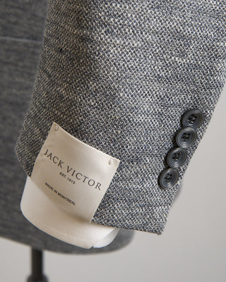 Jack Victor Heathered Pique Jersey Soft Jacket Grey 1305