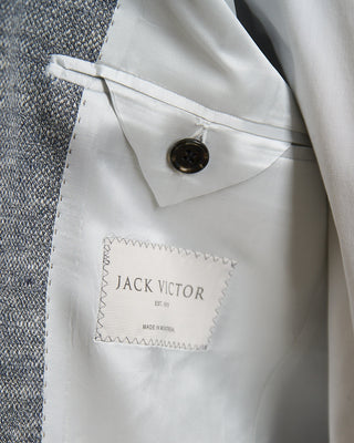Jack Victor Heathered Pique Jersey Soft Jacket Grey 1306