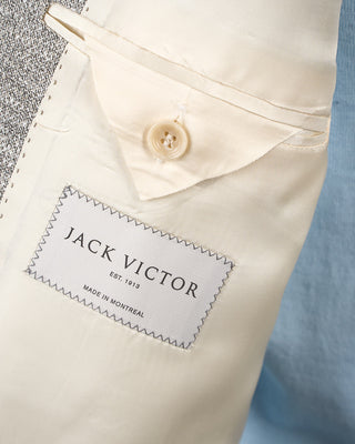 Jack Victor Heathered Pique Jersey Soft Jacket Heather Grey 74