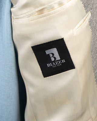 Jack Victor Heathered Pique Jersey Soft Jacket Heather Grey 75