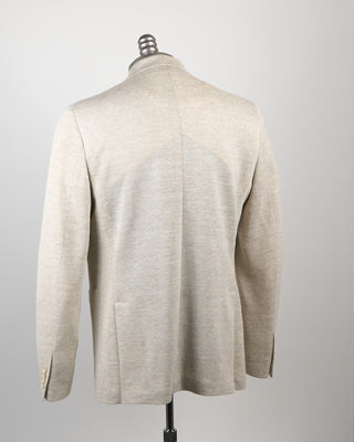 Jack Victor Heathered Pique Jersey Soft Jacket Cream 65