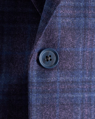Coppley Elegant Wool Check Gibson Regular Fit Sport Jacket Purple 2605