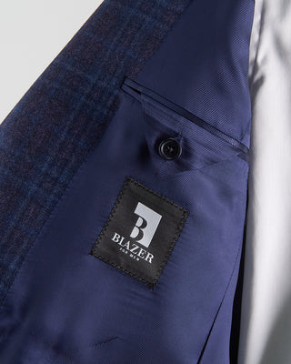 Coppley Elegant Wool Check Gibson Regular Fit Sport Jacket Purple 2610