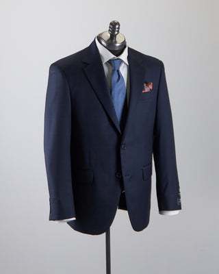 Coppley Tonal Check Super 110s Wool Gibson Regular Fit Suit Navy 2662