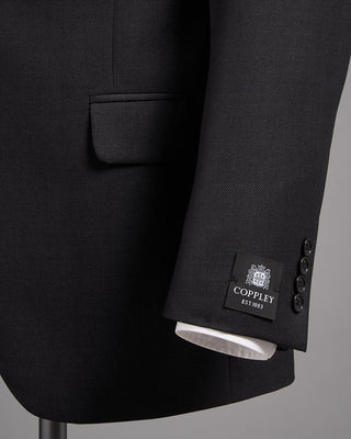 Coppley Super 120s Wool Charcoal Nailhead Suit Charcoal 10 2640