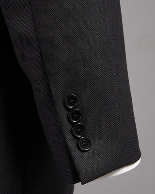 Coppley Super 120s Wool Charcoal Nailhead Suit Charcoal 11 2639