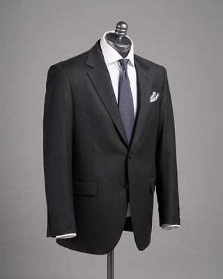 Coppley Super 120s Wool Charcoal Nailhead Suit Charcoal 5 2638