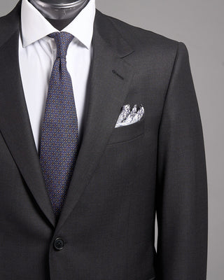 Coppley Super 120s Wool Charcoal Nailhead Suit Charcoal 6 2643