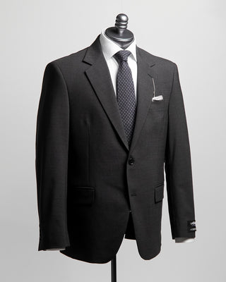 Coppley Gibson Attivo Bi Stretch Solid Suit Charcoal  8