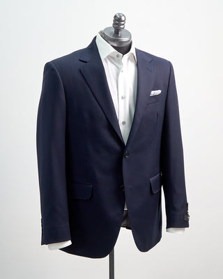 Coppley Gibson Super 100S Navy Wool Jacket Navy