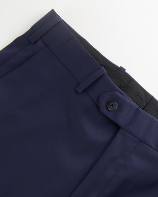 Coppley Ash Super 100S  Blue Wool Pant Blue  6
