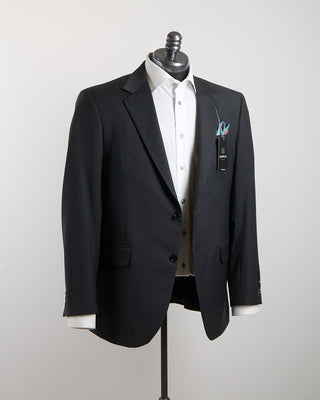 Coppley Ultralight 100% Wool Birdseye Grey Suit Charcoal 1460