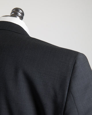Coppley Ultralight 100% Wool Birdseye Grey Suit Charcoal 1464