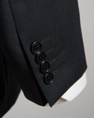 Coppley Ultralight 100% Wool Birdseye Grey Suit Charcoal 1465