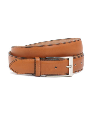 Berwick Vegano Tan Leather Dress Belt