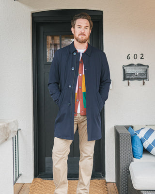 Ceramica® Navy Twill Travel Raincoat