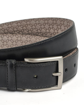 Leyva Black Feather Edge Dress Belt