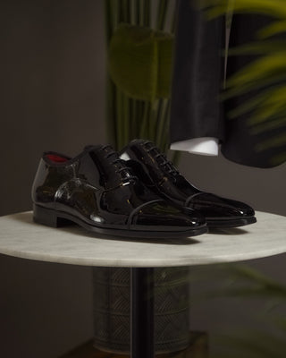Jadiel Patent Leather Formal Toe Cap Oxford Shoes