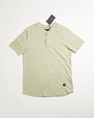 Outclass Sage Slub S/S Henley Sage 1 218